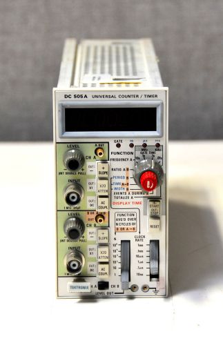 Tektronix DC505A Universal Counter Timer Plug-In Unit Rack Module &#039;TESTED&#039;