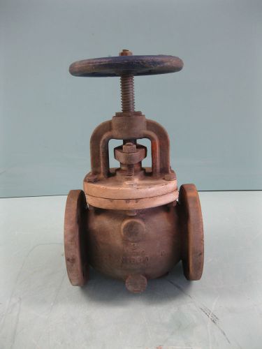 3&#034; nibco 200# wog flanged f-718-b ibbm globe valve c20 (1762) for sale