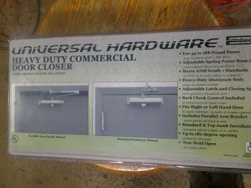 Universal Hardware *Heavy Duty* Commercial Door Closer  UH4032, SEALED, NEW