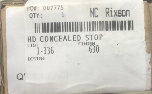 Rixson Overhead Stop 1-336 630 Concealed Mount  Interior/Exterior ~ NEW