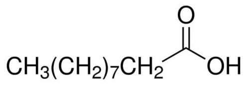 Capric acid, Decanoic acid, 98.0+%, 100g