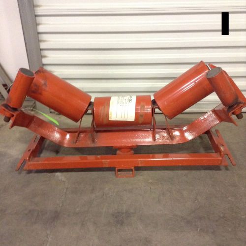 Superior c5-35ea-24 belt roller self aligning trough conveyor idler 39&#034; wide for sale