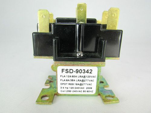 Relay-general purpose/ 90-342/ coil 208-240vac/ 50-60hz for sale