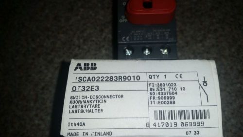 Abb ot32e3 non-fused disconnect switch for sale