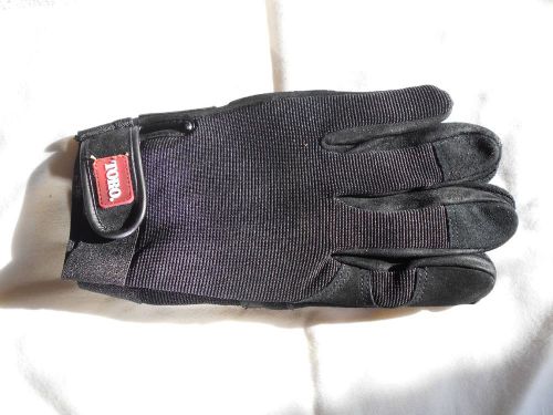 TORO WORK GLOVES - SZ. M - BRAND NEW - BLACK