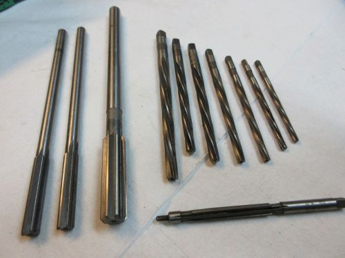 Machinist Lot Of 11 Reamers