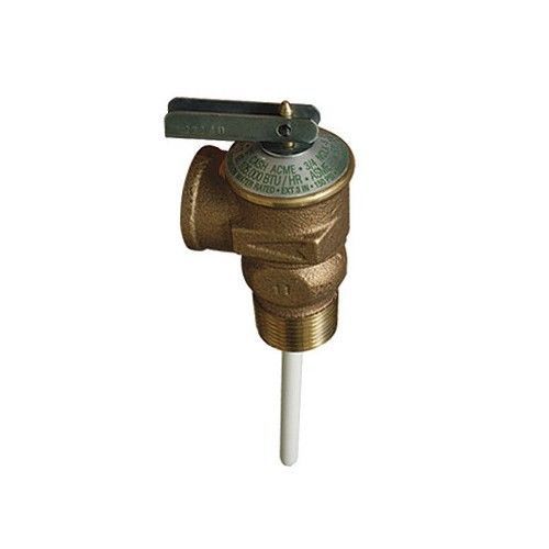 Cash acme 3/4&#034; nclx-5 relief valve automatic pressure temperature 210f for sale
