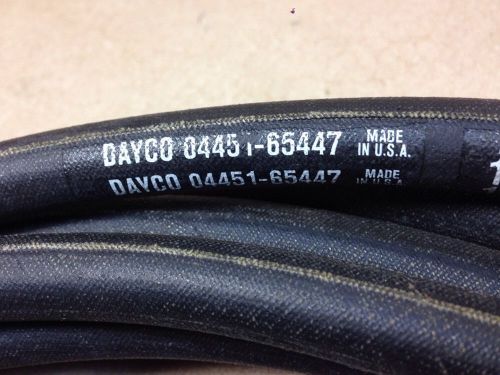 Dayco 04551-65447 round endless belt 9/16&#034;x 447&#034; solid black rubber for sale