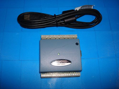 Measurement Computing USB-1208FS USB DAQ - 8 A/D In, 2 A/D Out, 16 Digital I/O
