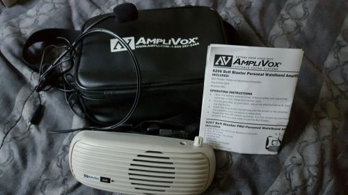 Amplivox S206 Belt Blaster Amplifier Pa System