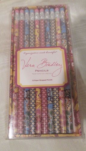 Vera Bradley Set of Pencils - Take Note Collection - Bali