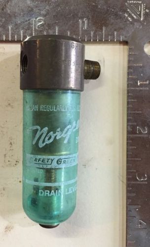 Used vintage norgren safety green bowl filter . 12-003-013 - nr &amp; free shipping for sale