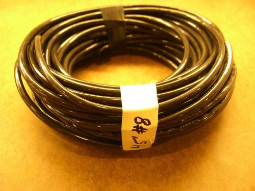45 Feet of #8 THHN THWN 8 AWG Gauge Black Stranded Copper Wire