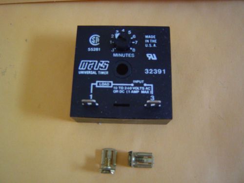 New Mars Solid State Delay Timer 685744-32391 6 sec to 8 min 19 to 288 V  NOS