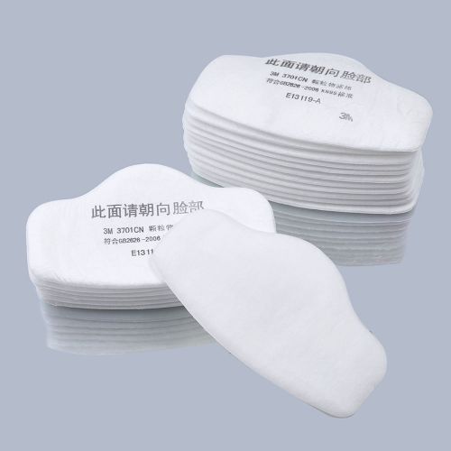 20 pcs cotton 3701cn gas mask dust mask filter anti-dust respirator replacement for sale