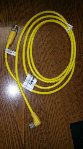 RST5-RKWT5-635/2M LUMBERG 5 PIN CABLE *NEW* Cordset Straight Male - R/A Female 5
