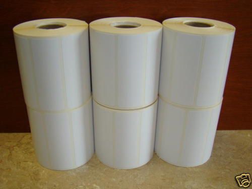 6 Roll 1375 4x1 Direct Thermal Labels Zebra 2844 Eltron