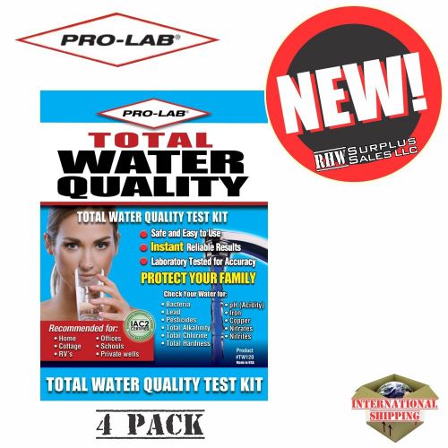 Pro-lab tw120 total water quality test kit ( 4 pack ) for sale