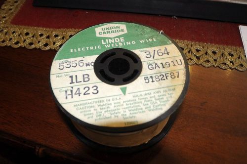 1lb 5356 Aluminum ( 3/64&#034; MIG Welding Wire) LINDE,Inc