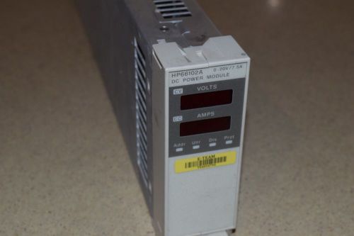 HEWLETT PACKARD HP HP 66102A DC POWER MODULE 0-2V / 7.5A (FF1)
