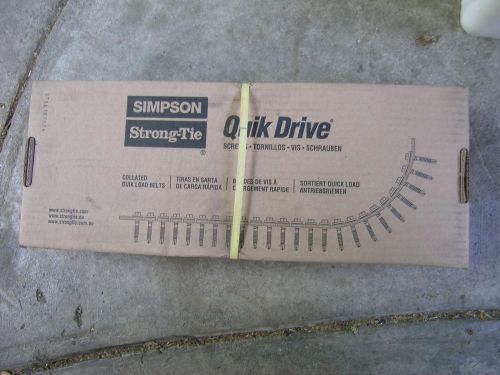 Quik drive hj112wt10-1006 gray #10 x 1-1/2&#034; metal roofing screws 1/4&#034; hex (qty 5 for sale