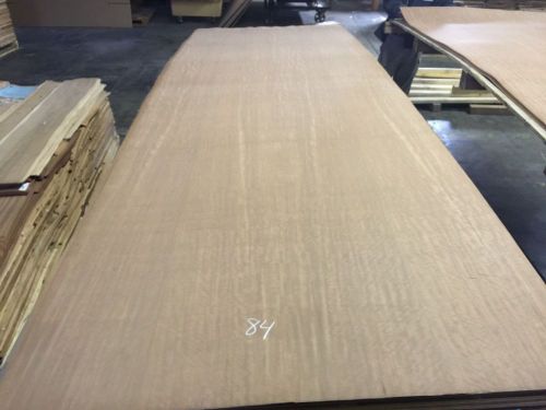 Wood Veneer Figured Makore 48x120 1Piece 10Mil Paper Backed &#034;EXOTIC&#034; 1610 84-88