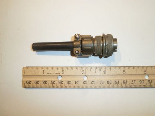 NEW - MS3106A 14S-1P (SR) With Bushing - 3 Pin Plug