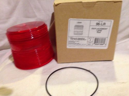 Edwards signaling 96-lr red replacement lens for 96 series strobe beacon *new for sale