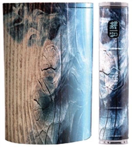 Box mod and vaporizer wrap from jwraps for wismec presa 100w smokey wood for sale