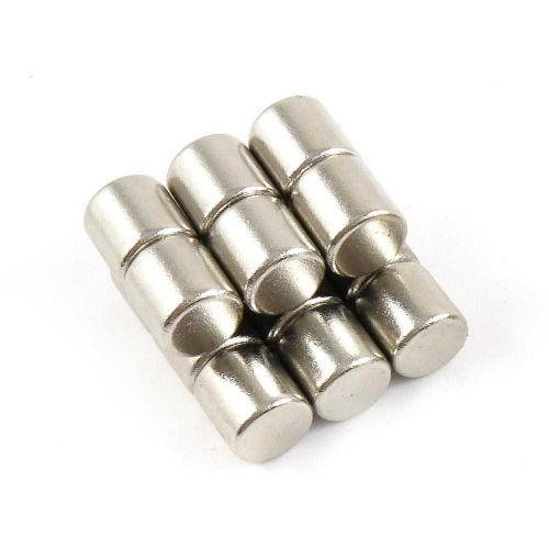 40pcs Refrigerator Neodymium Magnets N35 8x8mm Cylinder 5/16&#034; x 5/16&#034; Aimant