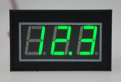 Smakn? 0.56&#034; waterproof digital voltmeter dc 2.7-30v green led auto mini volt for sale