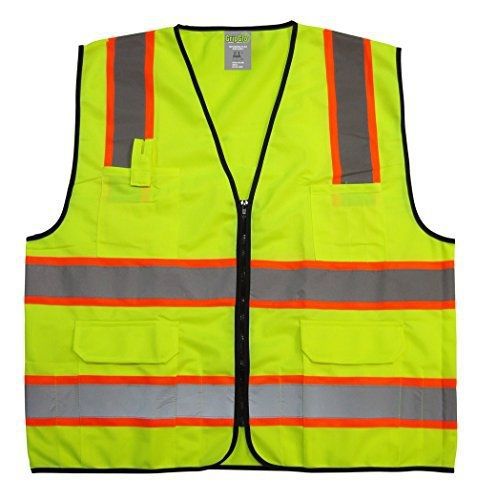 GripGlo TLS-432 Amazing High Visibility Reflective Safety Vest With 6
