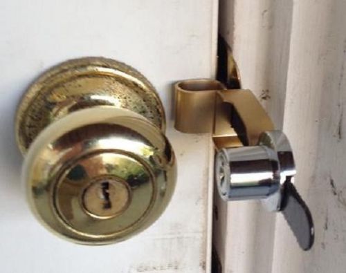 Travel with Calslock Portable Door Lock -Key Locking Device.Home, Dorm,Travel.
