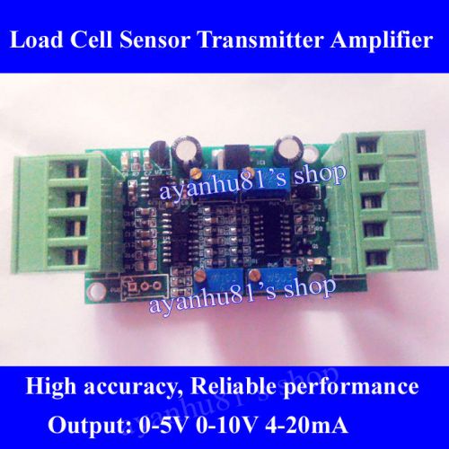 New 0-5v 0-10v 4-20ma load cell sensor transmitter signal amplifier transducer for sale