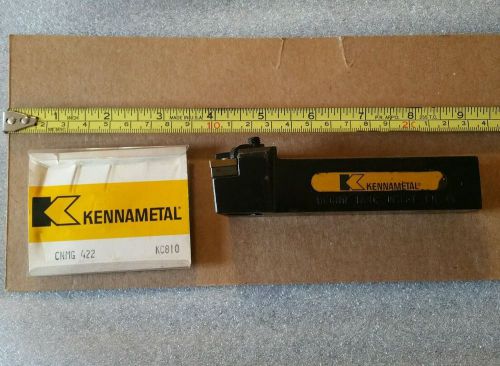 Kennametal 1.0&#034; square shank indexble insert facing turning tool dcgnr 164c plus for sale