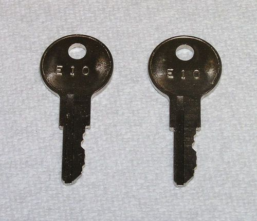 2 - E10 Electrical Switch Keys fits Square D Keyed Switches
