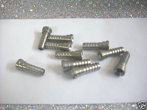 Barb stems (10) 5/16&#034; flare nut size x 1/4&#034; barb for sale