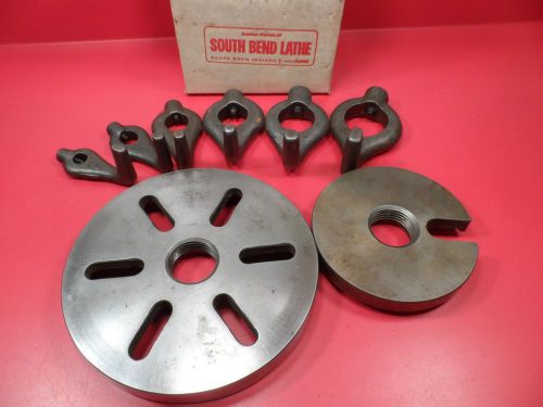 Machinist Tools: 6 South Bend Lathe Dogs &amp; Drive NOS, Faceplate 1-1/2&#034;-8 TPI