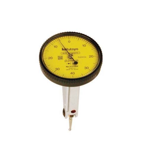 Mitutoyo 513-454t &#039;quick set&#039;test indicator-color:yellow, range:.8mm for sale