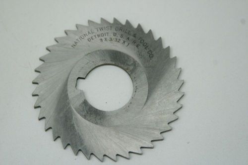 Stright Tooth Plain Milling Cutter 3 x 3/32 x 1 HS USA
