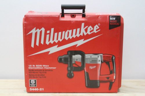 *new* milwaukee 15 lb sds-max demolition hammer sealed 5446-21 bnib for sale