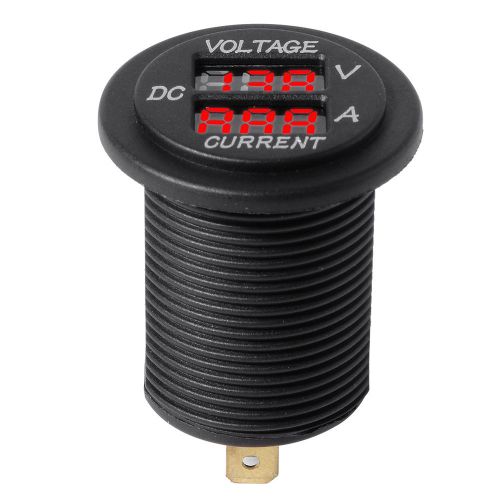 6-30v 0-10a measure auto digital red led voltmeter voltage amp meter gauge bi188 for sale