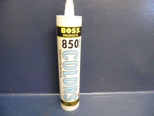 Boss Products 850 Trans White Colors Silicone Caulking Sealant for Surfaces