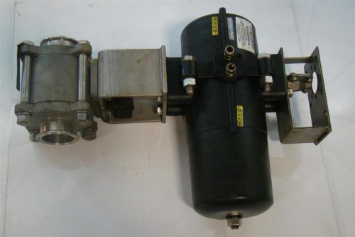 Jamesburyss tri-clamp actuator valve 125psi pbm 2&#034; size stroke 26ft-lbs sp26sr60 for sale