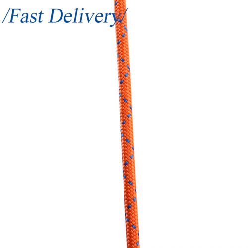 5ft 20kn 8mm double braid accessory cord rope for climbing arborist tree working for sale