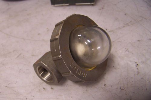 NEW ARMSTRONG 1/2&#034; NPT STAINLESS STEEL BALL FLOW INDICATOR