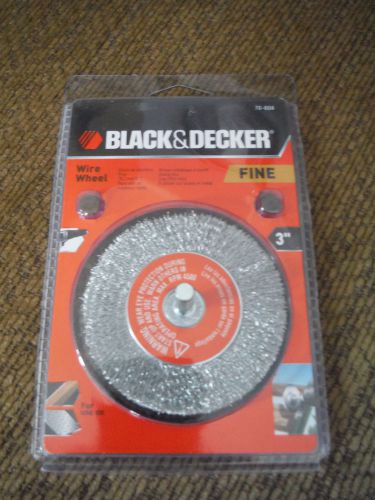 NEW Black &amp; Decker Fine 3&#034; Wire Wheel 70-604