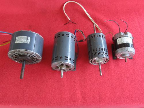 Lot of 4 Various A/C Electric Motor - Emerson K55HXBMJ-1121,Robbin Myers &amp; More
