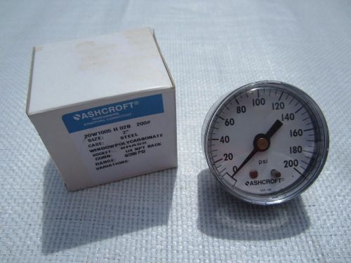 ASHCROFT 20W1005 H 02B 200# GAUGE (2 PCS)