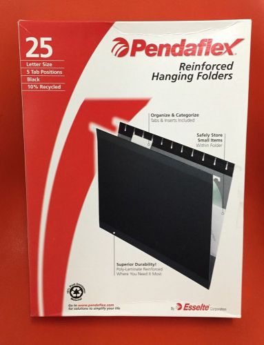 Pendaflex Hanging File Folders 4152 1/5 BLA Black